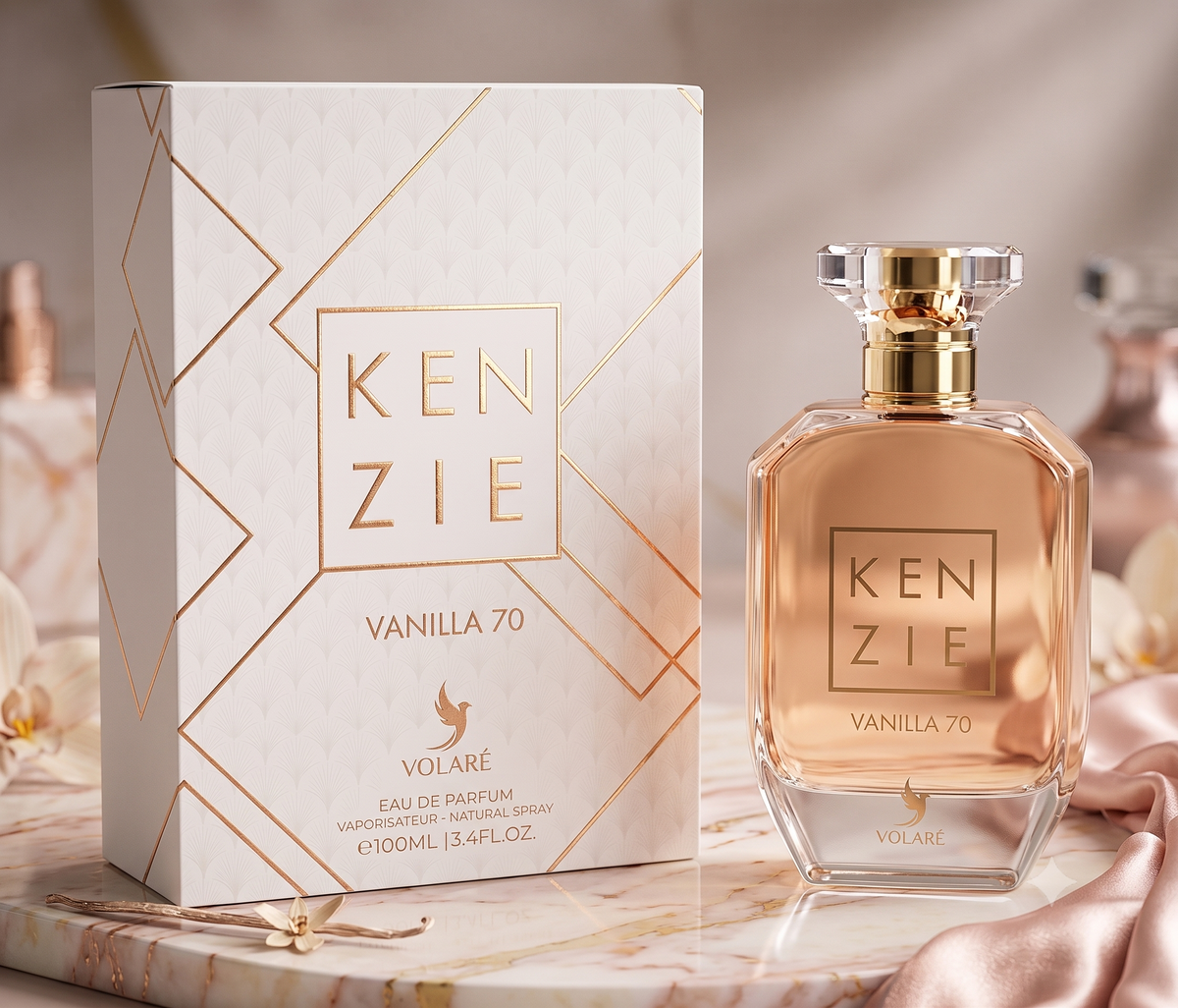 Kenzie Vanilla 70 - Volaré 100ml Eau De Parfum Unisex