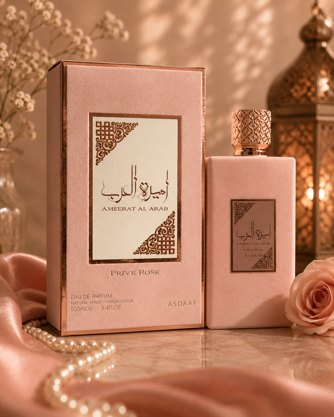 Parfum Ameerat al Arab Privé Rose - Lattafa 100ml